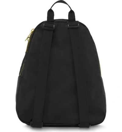 Shop Jansport Half Pint Fx Backpack In Black Gold