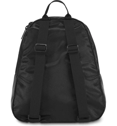 Shop Jansport Half Pint Fx Backpack - Black In Satin Rose