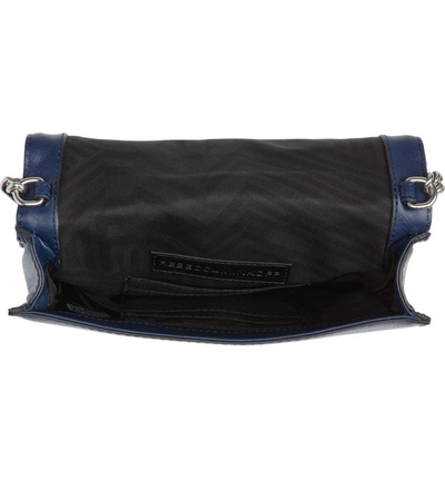 Shop Rebecca Minkoff Small Love Leather Crossbody Bag - Blue In True Navy