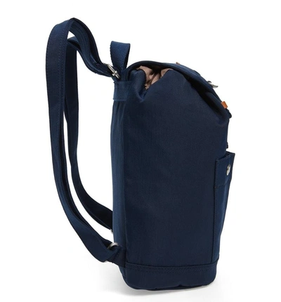 Shop Doughnut Mini Montana Water Repellent Backpack - Blue In Navy