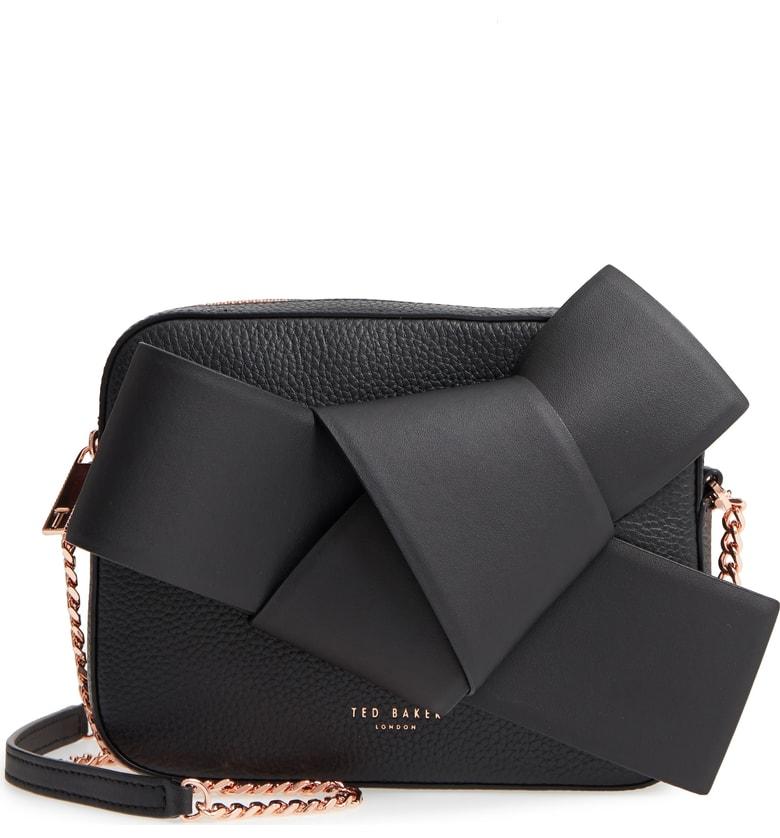 ted baker black camera bag