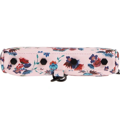 Shop Rebecca Minkoff Mini Mac Convertible Crossbody Bag - Pink In Floral Pink