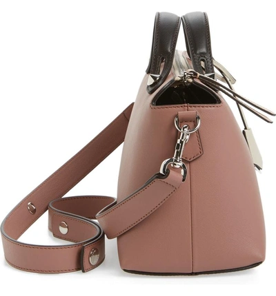 Shop Fendi 'medium By The Way' Colorblock Leather Shoulder Bag - Pink In English Rose Tri