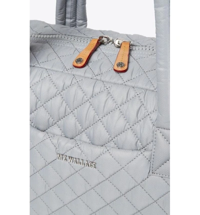 Shop Mz Wallace Jimmy Bag - Grey In Dove Grey