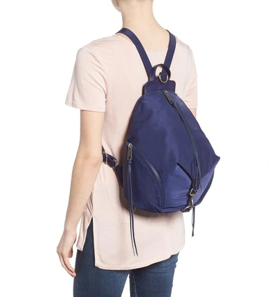 Shop Rebecca Minkoff Julian Nylon Backpack - Blue In True Navy