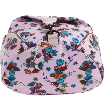 Shop Rebecca Minkoff Julian Nylon Backpack - Pink In Floral Pink