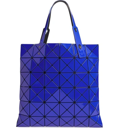 Shop Bao Bao Issey Miyake Lucent Two-tone Tote Bag - Blue In Blue/ Dark Blue