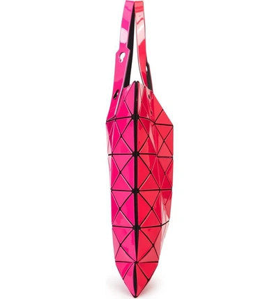 Shop Bao Bao Issey Miyake Lucent Two-tone Tote Bag - Red In Red/ Pink