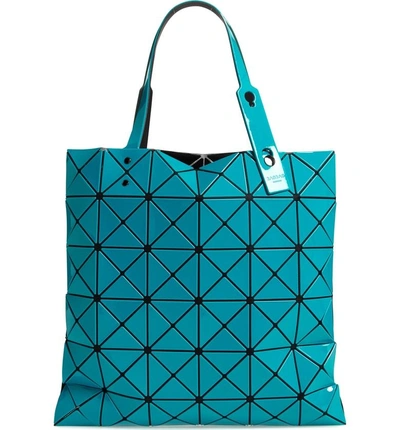 Shop Bao Bao Issey Miyake Lucent Two-tone Tote Bag - Green In Green/ Turquoise