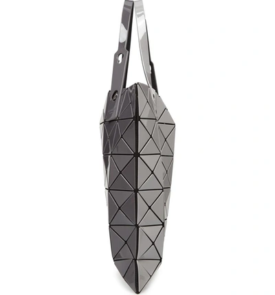 Shop Bao Bao Issey Miyake Lucent Two-tone Tote Bag - Grey In Light Gray/ Charcoal