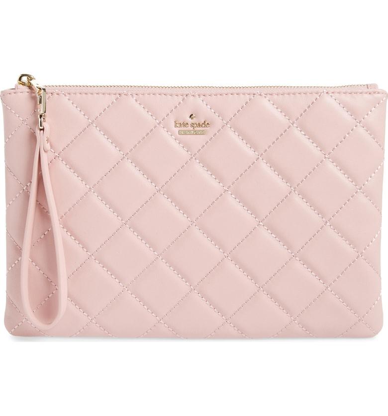 kate spade quilted clutch