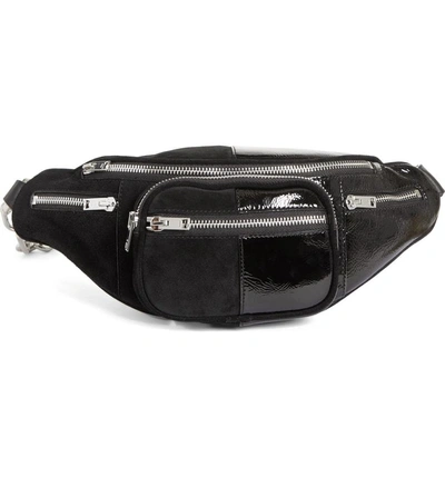 Shop Alexander Wang Attica Leather & Suede Fanny Pack In Black