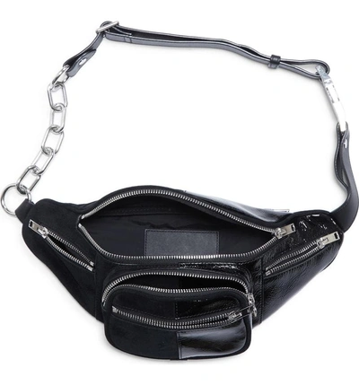 Shop Alexander Wang Attica Leather & Suede Fanny Pack In Black