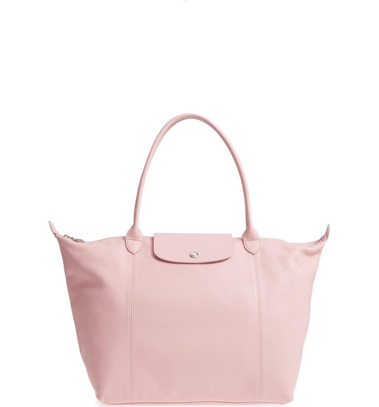le pliage cuir leather tote