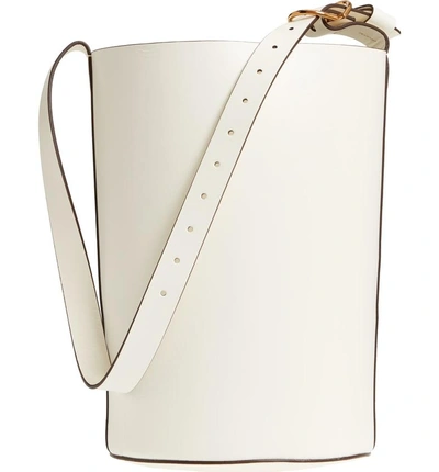 Shop Trademark Leather Bucket Bag - White