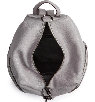 Shop Rebecca Minkoff Julian Pebbled Leather Backpack - Grey