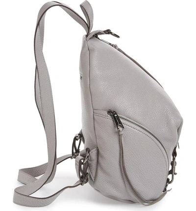 Shop Rebecca Minkoff Julian Pebbled Leather Backpack - Grey