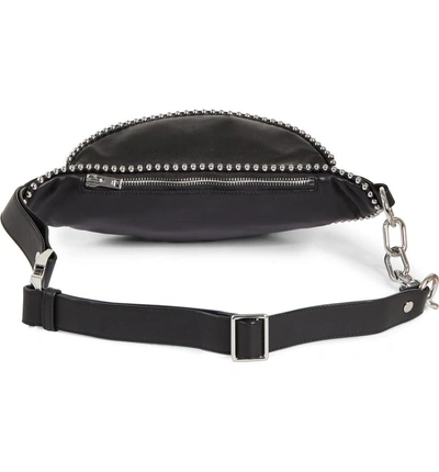 Shop Alexander Wang Attica Lambskin Leather Fanny Pack - Black