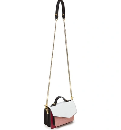 Shop Botkier Mini Cobble Hill Calfskin Leather Crossbody Bag - Pink In Pink Haircalf