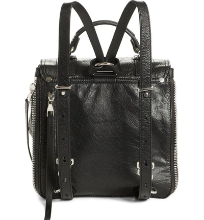 Shop Proenza Schouler Ps1 Leather Convertible Backpack In Black