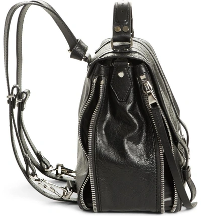 Shop Proenza Schouler Ps1 Leather Convertible Backpack In Black