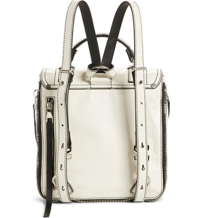 Shop Proenza Schouler Ps1 Leather Convertible Backpack - Ivory In Clay