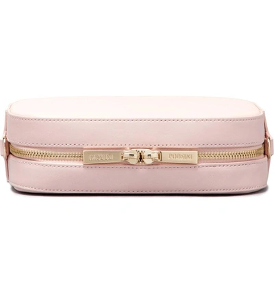 Shop Pop & Suki Bigger Leather Camera Bag - Pink In Cotton Candy
