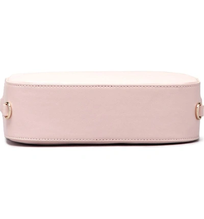 Shop Pop & Suki Bigger Leather Camera Bag - Pink In Cotton Candy