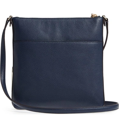 Shop Kate Spade Oakwood Street - Malia Leather Crossbody Bag - Blue In Blazer Blue
