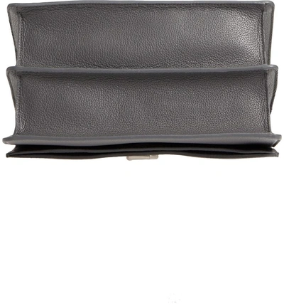 Shop Saint Laurent Medium Sunset Leather Bag In Storm