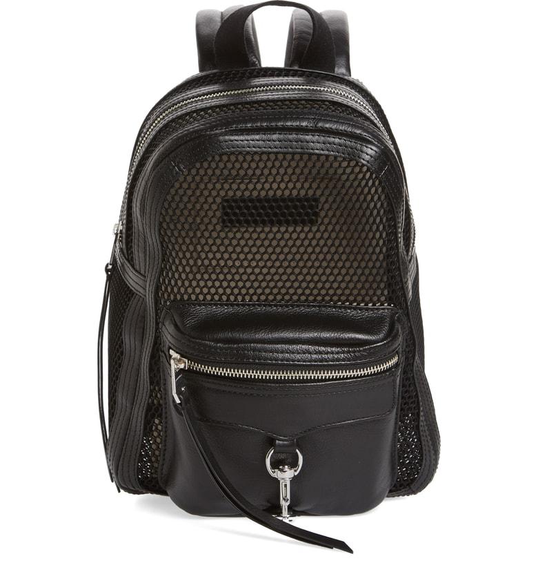 small mesh backpack