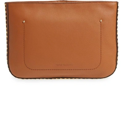 Shop Vince Camuto Gitan Pouch - Brown In Spiced Brown