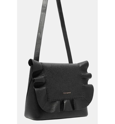 Shop Ted Baker Rammira Leather Convertible Backpack - Black