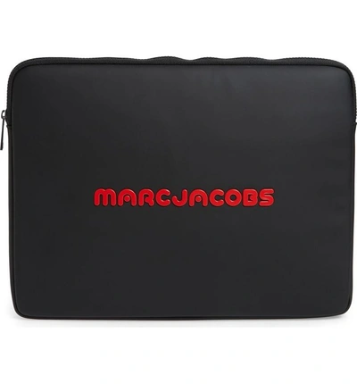 Shop Marc Jacobs Logo 15-inch Computer Case - Black