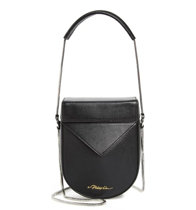 Shop 3.1 Phillip Lim / フィリップ リム Mini Soleil Chain Strap Leather Shoulder Bag - Black