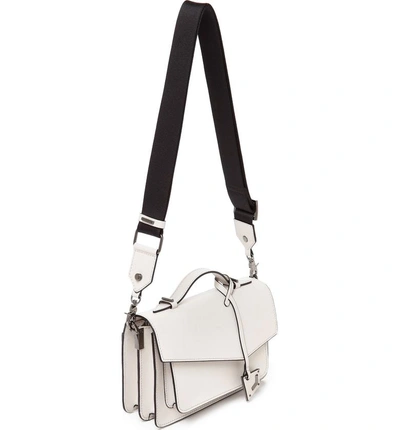 Shop Botkier Cobble Hill Leather Crossbody Bag - Ivory In Dove