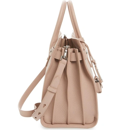 Shop Saint Laurent Small Sac De Jour Tote - Beige In Nude Rose