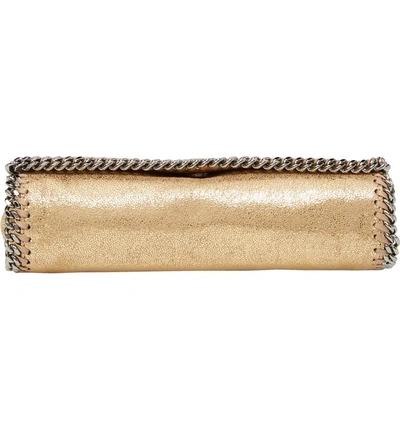 Shop Stella Mccartney 'falabella' Crossbody Bag - Metallic In Gold