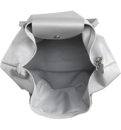 Shop Longchamp 'large Le Pliage Neo' Nylon Tote - Metallic In Silver