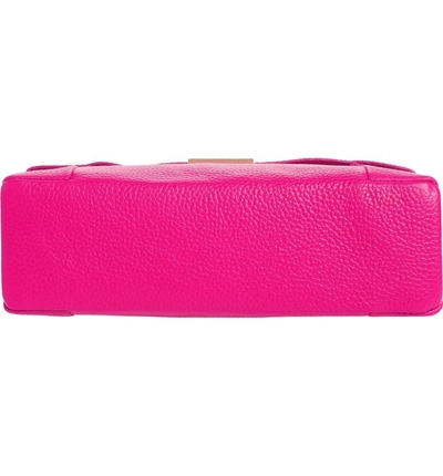 Shop Ted Baker Ipomoea Leather Shoulder Bag - Pink In Fuchsia