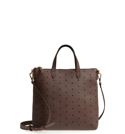 Madewell perforated mini transport tote hotsell