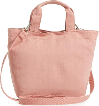 Shop Doughnut Pocketote Water Repellent Nylon Tote - Pink In Rose