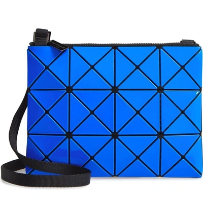 Shop Bao Bao Issey Miyake Lucent Two-tone Crossbody Bag - Blue In Blue/ Dark Blue
