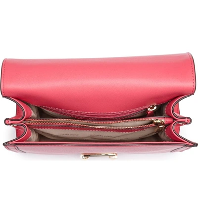 Shop Michael Michael Kors Large Whitney Leather Shoulder Bag - Pink In Rose Pink
