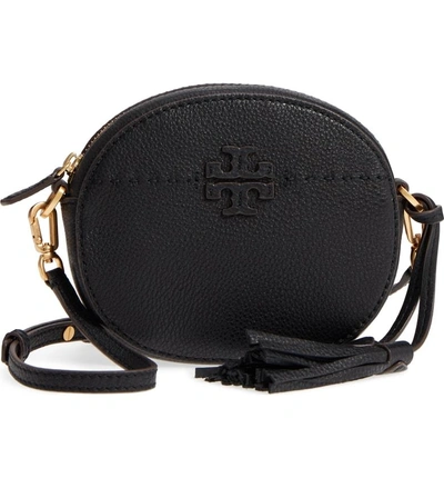Tory Burch Mcgraw Leather Crossbody Bag - Black | ModeSens