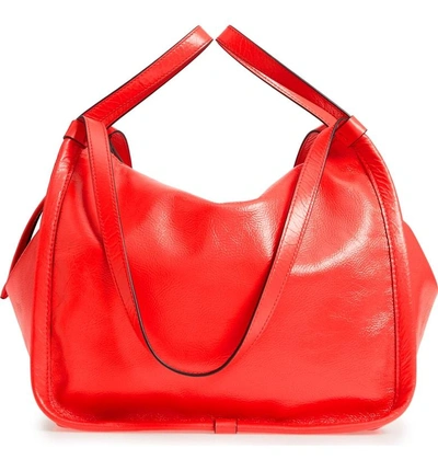 Shop Marc Jacobs Leather Sport Tote - Red In Poppy Red