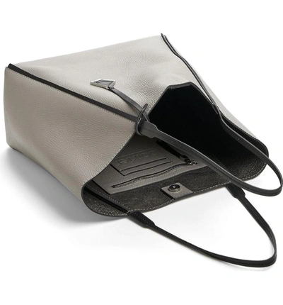 Shop Botkier Trinity Calfskin Leather Tote - Grey