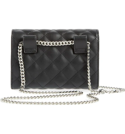 Shop Street Level Quilted Bag With Crossbody Strap - Black