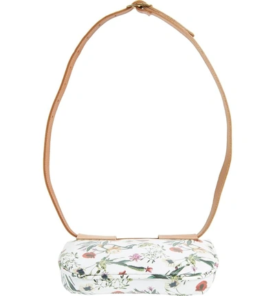 Shop Clare V Floral Leather Supreme Fanny Pack - White In White Desert Floral