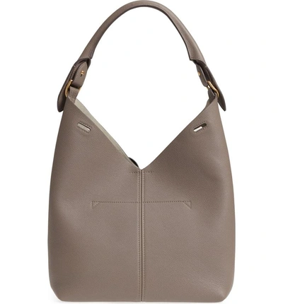 Shop Anya Hindmarch Small Build A Bag Leather Base Bag - Beige In Porcini